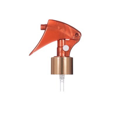 28/410 24/410 Gold Aluminum Mini Trigger Sprayer Black and White Transparent Plastic Head Push Button Switch Trigger