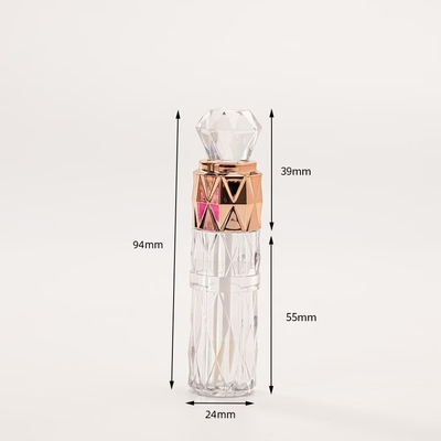 Custom 4g Empty Round Mouth Lipstick Tube With Rubber Seal Screw Closure Plastic Lip Balm Tube for Cosmetic Container Packaging
