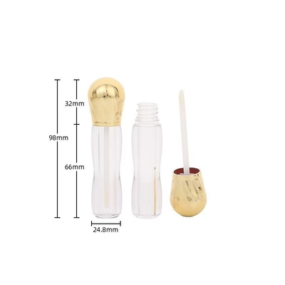Wholesale Custom 3.5G Empty Lipstick Tube With Rubber Seal Screw Closure Plastic Lip Balm Tube for Cosmetic Container Packaging