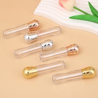Wholesale Custom 3.5G Empty Lipstick Tube With Rubber Seal Screw Closure Plastic Lip Balm Tube for Cosmetic Container Packaging
