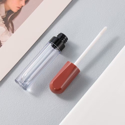 DIY 4g Empty Round Mouth Lipstick Tube With Rubber Seal Screw Closure Plastic Lip Balm Tube for Cosmetic Container Packaging