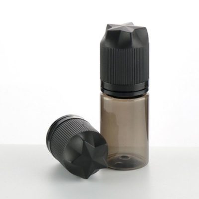 Convenient 30ml Plastic Smoke Oil Dropper Bottle with Long Thin Tip and Child Proof Cap