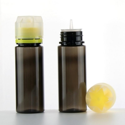 50ml Smoke Oil Liquid Long Plastic Bottles For Oil Juice With Childproof Packing Lotion Finish Matte Finish