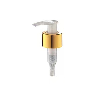 28/400 Bottom Plastic Gold Aluminum Lotion Pump Cosmetic Pump