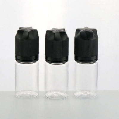 Frosted Matte Black Bottle Black Smoke Oil Bottle Use Plastic Bottle