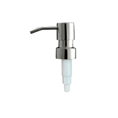 Stainless Steel Gold Out spring Lotion Pump Black Metal Soap Dispenser Diameter 28mm