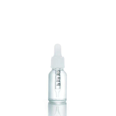 18mm Plastic Bottle Dropper and 10ml Amber Oil Glass Essential Oil Bottle for Travel or Home