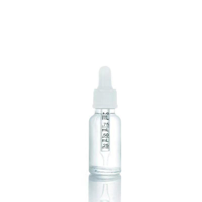 18mm Plastic Bottle Dropper and 10ml Amber Oil Glass Essential Oil Bottle for Travel or Home