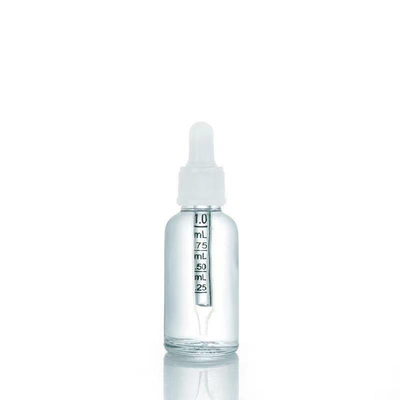 18mm Plastic Bottle Dropper and 10ml Amber Oil Glass Essential Oil Bottle for Travel or Home