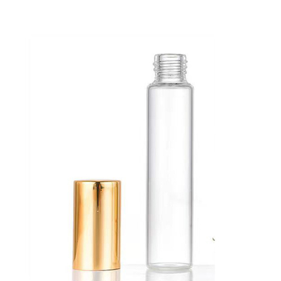 5ml Quality Empty Mini Sample Black Gold Silver Aluminum Sprayer Glass Spraye