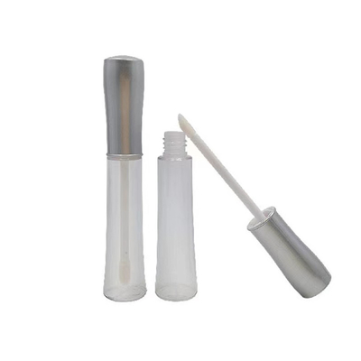 Round Custom Logo Lip Gloss Tubes Packaging Empty 6ml Clear Lip Gloss Tubes With Wand