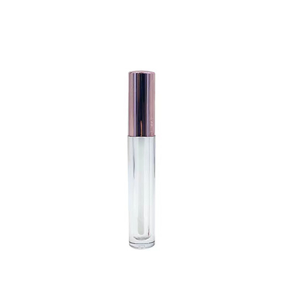 Rubber Seal Screw Closure Plastic Lip Balm Tube for Cosmetic Container Packaging Custom 4g Empty Round Mouth Lipstick Tube With