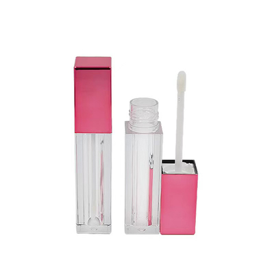 Lip Balm Tube for Cosmetic Container Custom 3G Empty Beveled Mouth Lipstick Tube With Rubber Seal Screw Closure Plastic