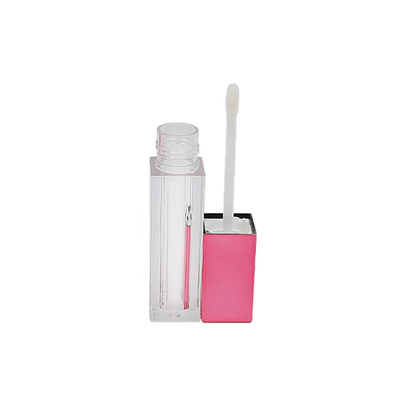 Lip Balm Tube for Cosmetic Container Custom 3G Empty Beveled Mouth Lipstick Tube With Rubber Seal Screw Closure Plastic