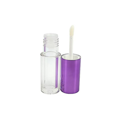 Custom 3.5g 5g Empty Lips Lipstick Tube With Rubber Seal Screw Closure Plastic Lip Balm Tube for Cosmetic Container Packaging