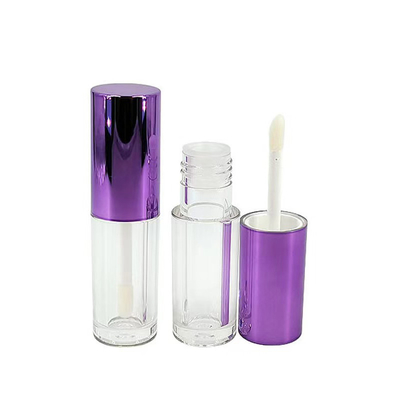 Custom 3.5g 5g Empty Lips Lipstick Tube With Rubber Seal Screw Closure Plastic Lip Balm Tube for Cosmetic Container Packaging
