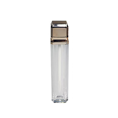 Moisturizing Lip Gloss Lip Balm Tube 4g Empty Round Mouth Lipstick Tube With Rubber Seal Screw Closure Plastic