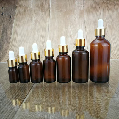 Transparent Brown Essential Oil Bottle 5ml 10ml 15ml 20ml 30ml 50ml 100ml for Aromatherapy