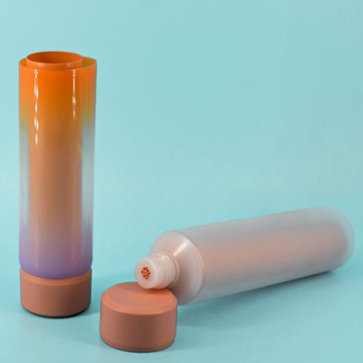 Custom Color Empty Cosmetic Packaging PE Tube With Stamping