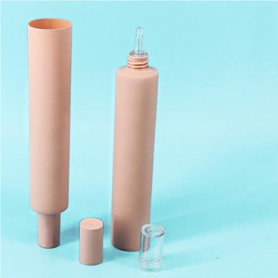 Custom Color Empty Cosmetic Packaging PE Tube Combined Flexo With Stamping