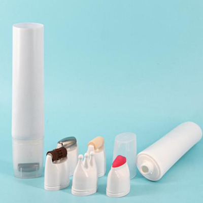 Custom Color Empty Cosmetic Packaging PE Tube Combined Flexo With Stamping