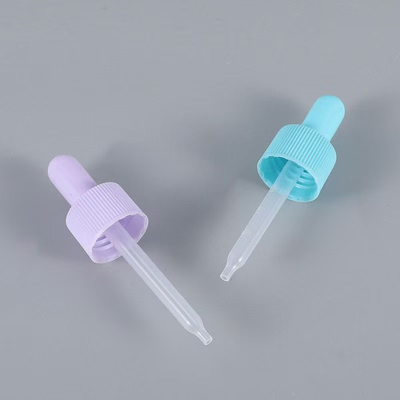 Custom Color 18mm 24mm Ribbed PP Plastic Dropper With Plastic Pipette Professional Liquid Dispensing Tool