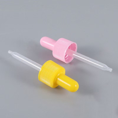 Custom Color 18mm 24mm Ribbed PP Plastic Dropper With Plastic Pipette Professional Liquid Dispensing Tool