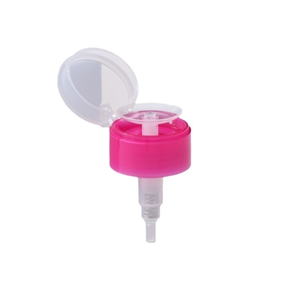Plastic PET Material Colorful 28/410 33/410 0.5cc Dosage Flip Top Nail Polish Dispenser Remover Oil Pump Leak-proof
