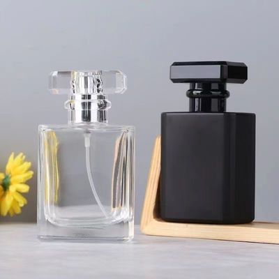 Matt Black 30ml 50ml 100ml Glass Perfume Mist Bottle