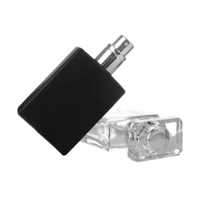 Matt Black 30ml 50ml 100ml Glass Perfume Mist Bottle