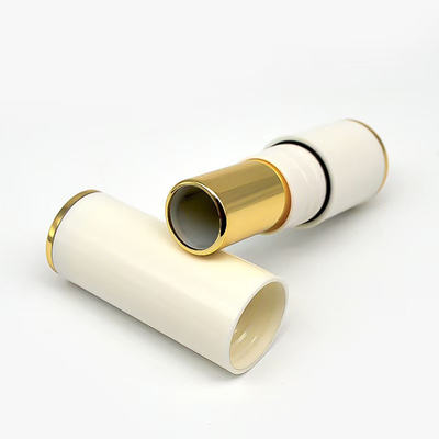 Wheat Straw Cosmetic Packaging Lipstick Tubes With Customizable Logo And Lid