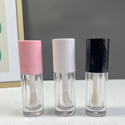 Function Lip Gloss Packaging In Metallic Square Cosmetic With Gradient And Wands