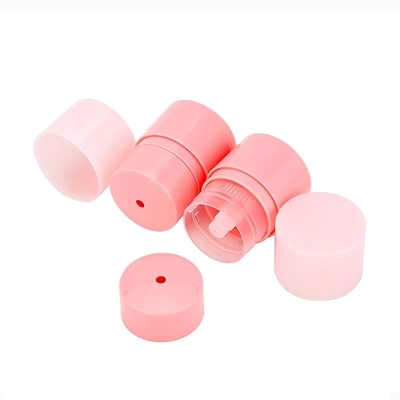 Round Mouth Lipstick Tube Factory 4g Empty With Rubber Seal Screw Closure Plastic Lip Balm Tube for Cosmetic Container Packaging