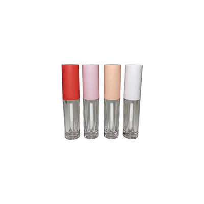 Packaging Empty 6ml Clear Lip Gloss Tubes Wand Round Custom Logo Lip Gloss Tubes