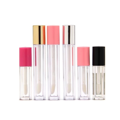 3G Empty Beveled Mouth Lipstick Tube Closure Plastic Lip Balm Tube for Cosmetic Container