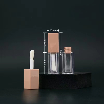 Transparent Cute PET Tubes for Lipstick and Mascara 10ml Screen Printing Gloss Tubes
