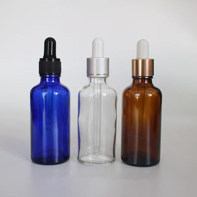 Amber Cobalt Blue Green Essential Oil Bottle - Eco-Friendly Well Sealing Perfume Bottle for Aromatherapy