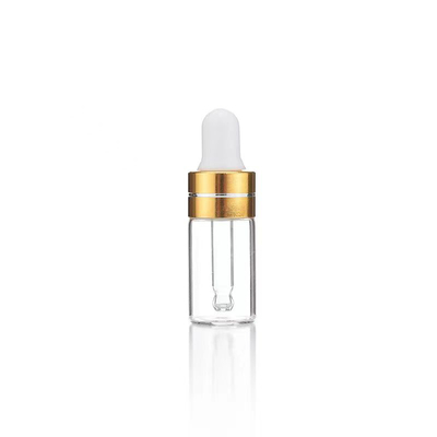 Essential Oil Bottle 5ml 10ml 15ml 20ml 30ml 50ml 100ml with Transparent Gold Color