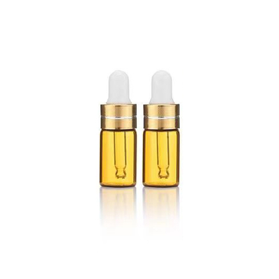 Essential Oil Bottle 5ml 10ml 15ml 20ml 30ml 50ml 100ml with Transparent Gold Color