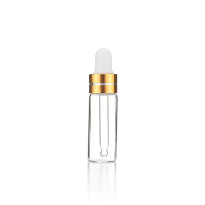 Essential Oil Bottle 5ml 10ml 15ml 20ml 30ml 50ml 100ml with Transparent Gold Color
