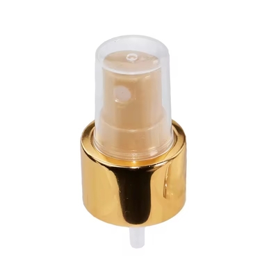 18mm 20mm Luxury Gold Metal Aluminum Anodized Fine Mist Spray Pump Sprayer With Half or Full Cap