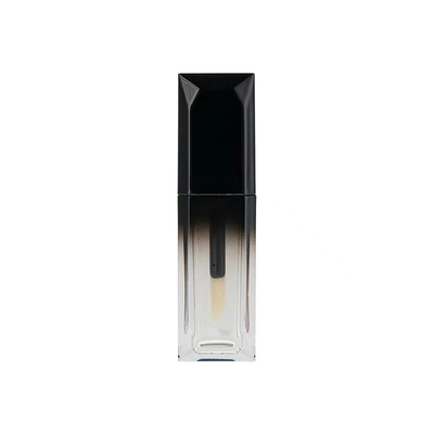 5ml Transparent Lip Gloss Oil Tube New Style Gold Cover Square Bottle