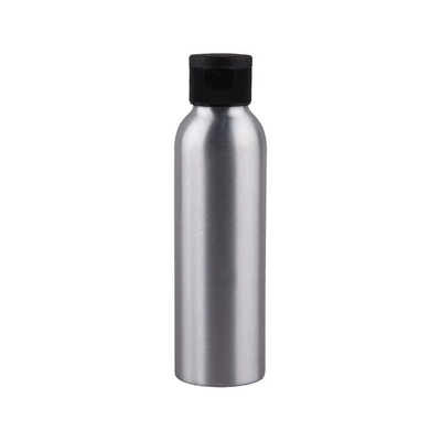 100ml 150ml 250ml Silver Anodized Aluminum Bottle Cosmetic Packaging Aluminum Bottle