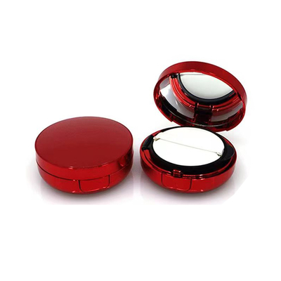 Cream Box Air Cushion Foundation Box With Powder Puff And Mirror