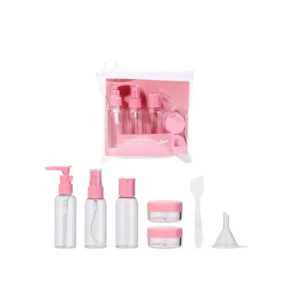 Travel Bottle Set Portable Refillable Plastic Shampoo Skin Care Spray Lotion Travel Cosmetic