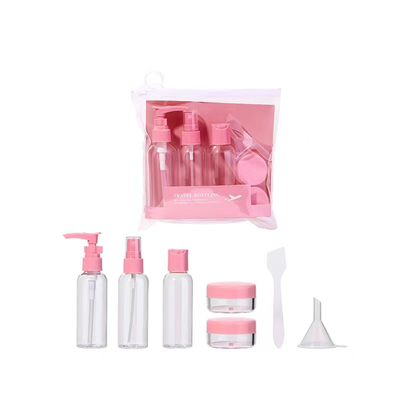 Travel Bottle Set Portable Refillable Plastic Shampoo Skin Care Spray Lotion Travel Cosmetic