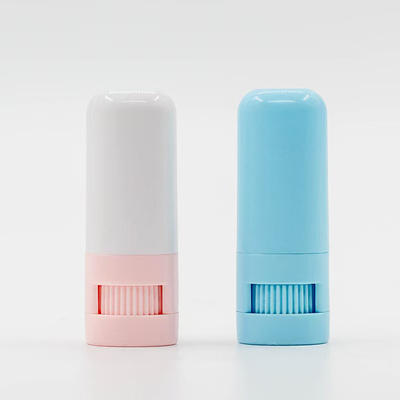Custom 10g Empty Blush Stick Bottle Deodorant Balm Stick Top Rotation Cosmetic Plastic Packaging Container Reusable