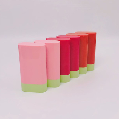 Custom 20g Empty Deodorant Stick Bottom Swivel with Spring Balm Bottle Cosmetic Blush Tube Plastic Packaging Container Reusable
