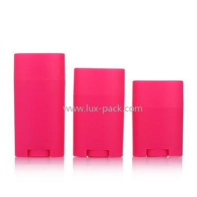 Empty Blush Stick Bottle Deodorant Balm Stick Top Rotation Cosmetic Plastic Packaging Container Reusable