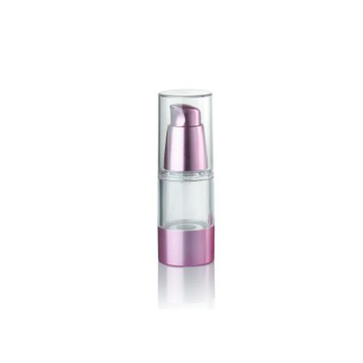 Rose Gold 15ml Airless Pump Bottle With High Quality Artwork Support Customization